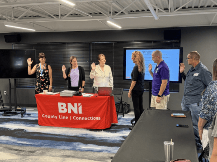 BNI County Line Welcomes New Members Joshua, Li-Mor & Eric